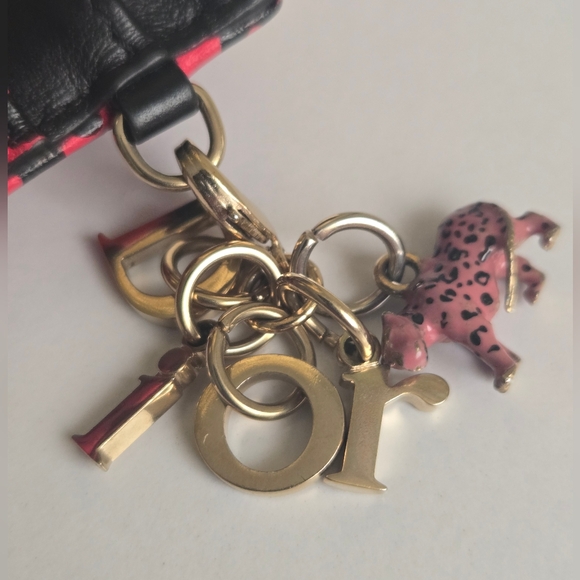 Dior LTD Diorissimo Lady Dior Freesia Leather Card Holder EUC - Picture 4 of 9